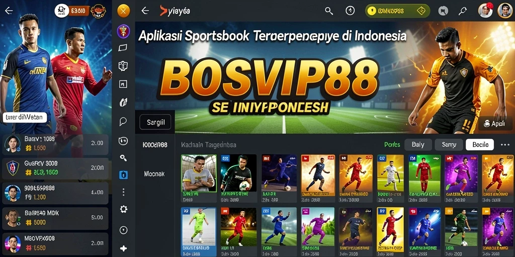 Tampilan gameplay menarik dari aplikasi Sportsbook BOSVIP88.