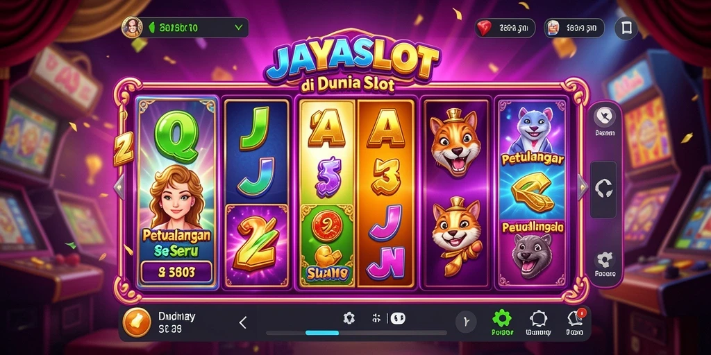 Tampilan menarik dari gameplay petualangan JAYASLOT.