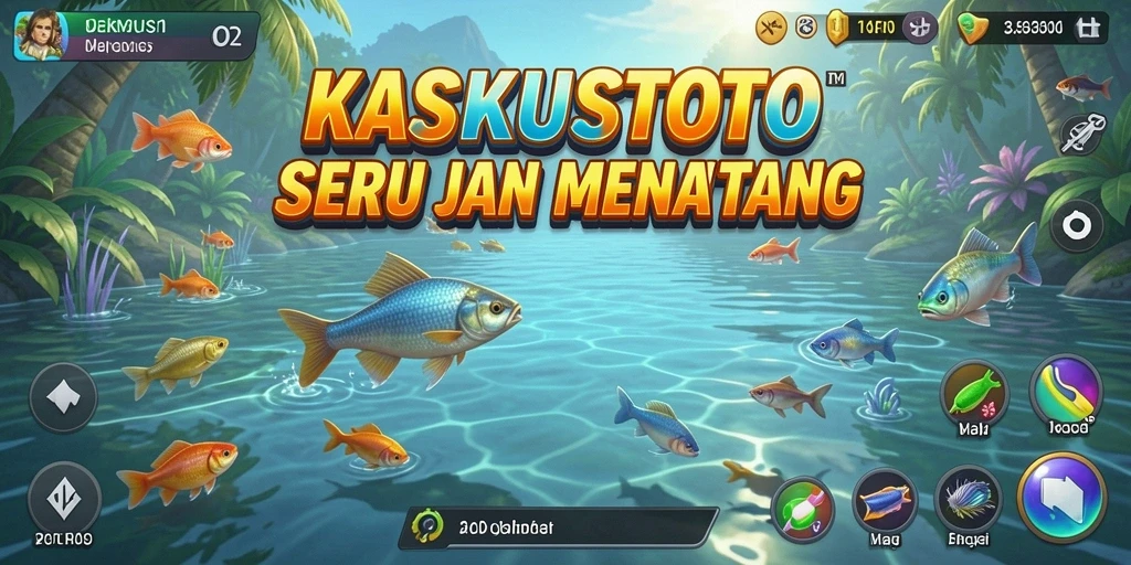 Tangkapan ikan yang memukau dalam gameplay KASKUSTOTO.