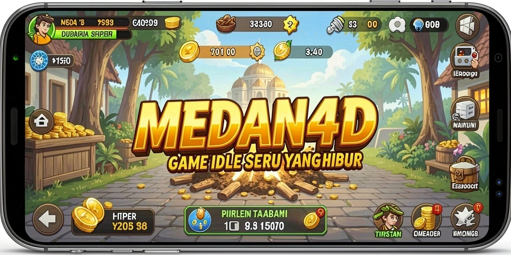 Tampilan gameplay MEDAN4D yang mengasyikkan dan penuh warna.