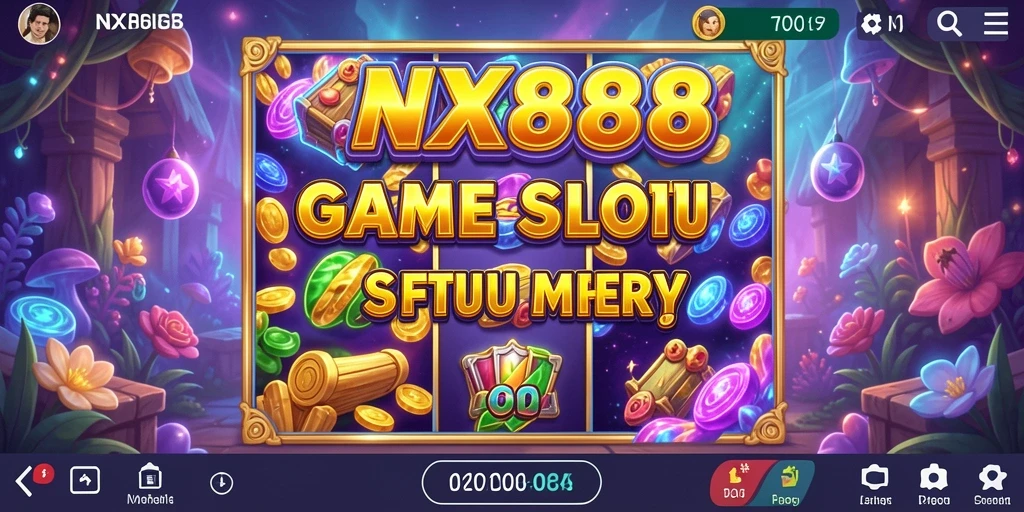 Tampilan gameplay seru dalam aplikasi Slot NX888.