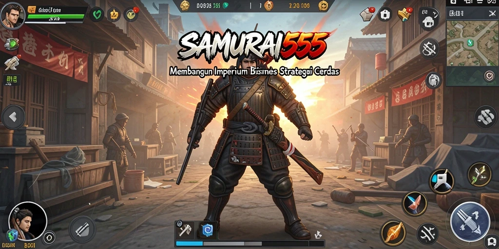 Gameplay Tycoon yang menantang dan penuh strategi di SAMURAI555.