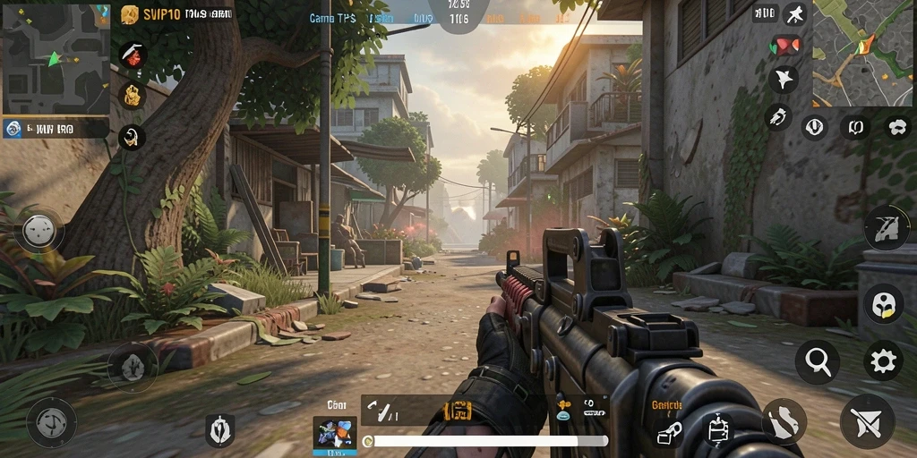 Screenshot utama SVIP10 dengan gameplay TPS yang seru.
